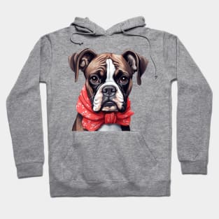 Fancy Boxer Dog Hoodie